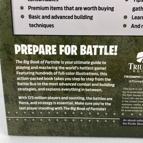The Big Book of Fortnite Guidebook 2018 Hardcover Battle Royale - Picture 3 of 14